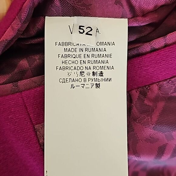 Versace Mens Sport Jacket Boyfriend Date Night Light Spring Cocktail Party Sz 52 - Picture 12 of 15